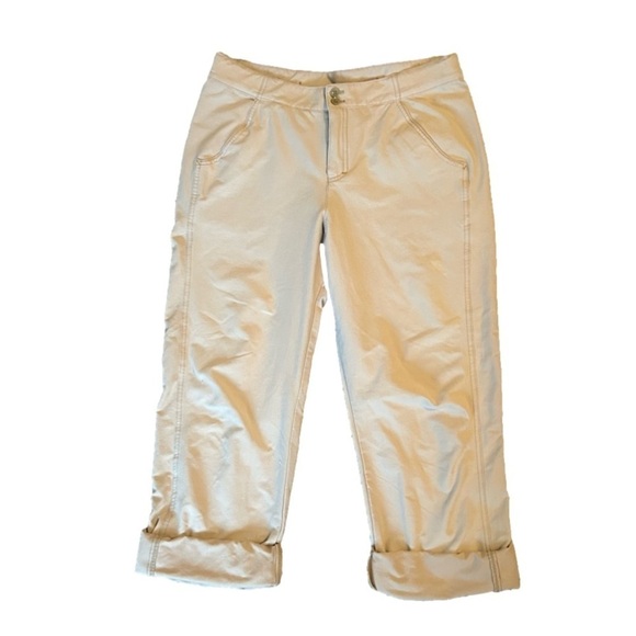 5/$25 Royal Robbins women’s khaki convertible hiking pants/capri size 6 - Picture 2 of 12
